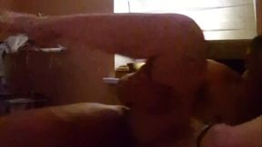 Pregnant wife cheating at home  He's CUM inside her