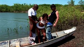 natasha takes threesome dp and atm from titof outdoors