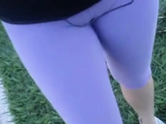 Teen in lycra cameltoe - Ninfeta em suplex