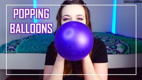 POPPING BALLOONS