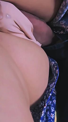 Stunning moment from &quot;Horny Stranger Slide his Hard Cock into a Hot Babe&#039;s pink Panties in a packed Indian bus&quot;