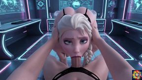 Elsa having sex in the tech bedroom