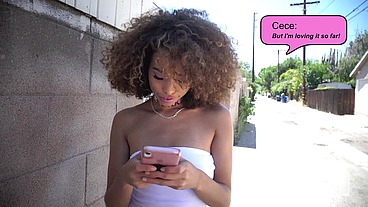 Horny Cece Lion Drilled Hard After A Sloppy Blowjob