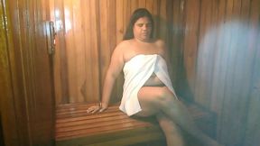 My Stepbrother Goes Into the Sauna and Ended up Giving Me a Delicious