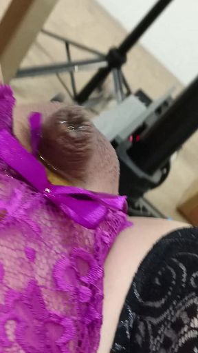 The pleasure from the machine-induced prostate orgasm was so intense, I just couldn't take it.