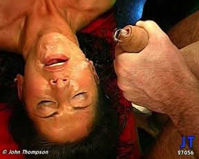 Ggg John Thompson- Brunette Chick Lays and Gets Fucked Hard and Cummed Bukkake