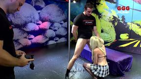 Ggg John Thompson- Ashlee Cox Lines up Huge Dicks to Suck and Fuck in a Wild Gangbang