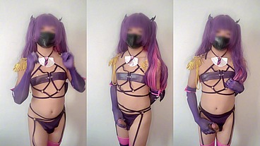 miriella squirts her love juice (2.5 dimensional seduction cosplay femboy)