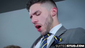 Allen King rips Luciano’s pants and fucks him hard