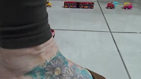 Size 18 Bus Comparison and destruction