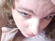 This trans woman gets fuck rough like hentai