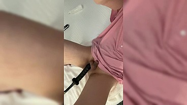 Cute Asian trans Lilia Lust gets railed by sex machine
