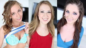 BROOKE BLISS, BELLA SKYE & NORAH NOVA AUDITION WITH a COCK