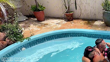 Kinky Mary’s Wet Poolside Fantasy
