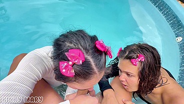Kinky Mary’s Wet Poolside Fantasy