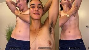 Hairy Armpits Self Tickle MOV Version