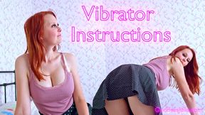 Vibrator instructions