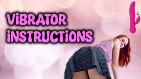 Vibrator instructions