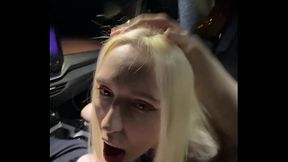 Fucked Busty Blonde In Car, Come On Her Face