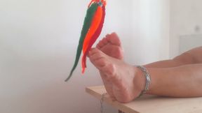 Superfox and the nasty cloth hairy tickling worms