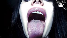 Cum Inside of Throat of Sexy Witch and Be Swallowed, Fetish!
