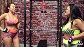 Fit Lesbian Duo! Maxine X &amp_ Nyssa Nevers'_ Hot Cardio Routine!!