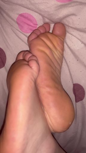 Must-share moment from &quot;Cum on feet beautiful soles&quot;