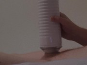 Lovense Max 2: Big Cock Slides Into Toy With Ease