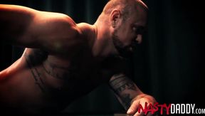 NASTYDADDY Drew Sebastian Rimming And Banging Inked Hunk