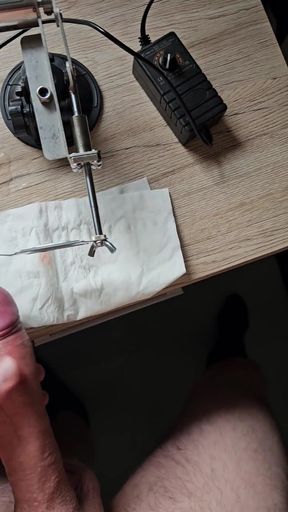 Jaw-dropping moment from &quot;extreme cocksounding and urethra stretch with machine Part 1&quot;
