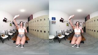 Observing Leah Hayes Plow Herself on a Faux-cock for You