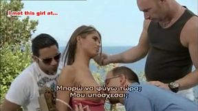Hot Teen Trample Under Three Dominant Threesome