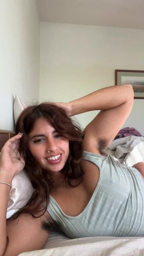 POV Sweaty Hairy Armpit Sex (Solo)