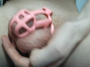 Showing off my chastity cages #6