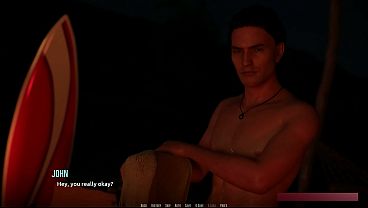 Dominos Beach 13: Zoe'_s HJ, BJ &amp_ Fingering Fun W/ John