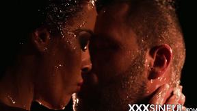 ”Erotic sex session in complete darkness with pretty babe”