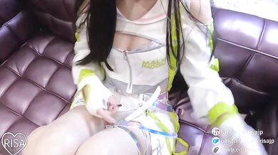 I put on idol-like clothes to my cute girlfriend and had a