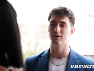 Cara Mella thanks her worker with a phenomenal anal bang