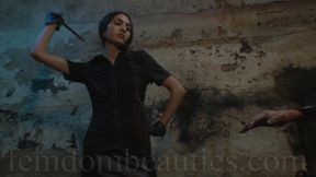 PRINCESS KATHARINA - 50 STROKES HAND CANING (DUMMYHAND COUNT RUSSIAN - DOUBLE ROLE)