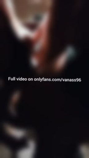 Horny bitch fucks in public German Techno Club restroom can't wait till afterparty