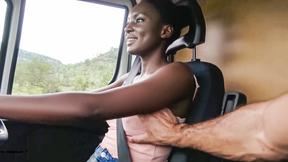 ”Charming Ebony GF Muff Pounded”