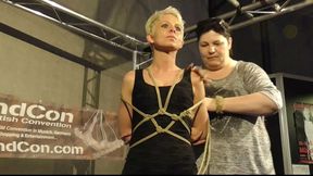 Lena King - Munich Suspension Challenge in Public - Part 1 wmv SD