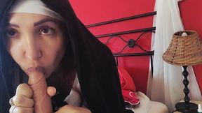 la suora e molto zozzona e goduriosa-hot nun very sexy