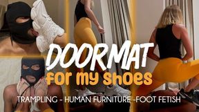 Doormat for My Shoes! Trampling, Foot Fetish, Shoe Fetish and Sniffing