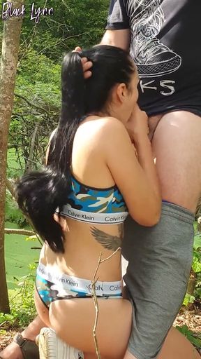 Outdoor Blowjob Near the Swamp - Vertical Version