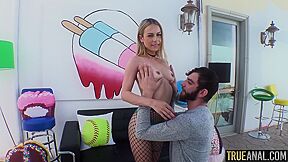 Smiley Summer Vixens Anus Is Made For Huge Cock Anal Sex