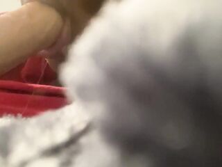Black bitch gets mouth banged