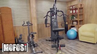 Flexible (Ember Snow) Gets Freaky While Exercising And Blows (Alex Legends) Huge