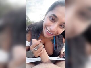 RIBALD PLAYING ON THE JETSKY- YASMINA KHAN