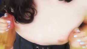 Interactive joi: pick your cum target - face, cock, or tits!